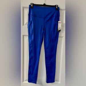 NWT 32 Degrees Blue Active Leggings Size Small